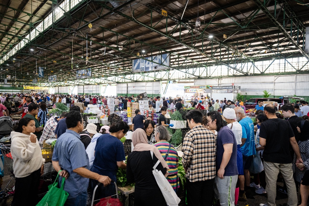 Paddy's Markets Flemington on a Saturday