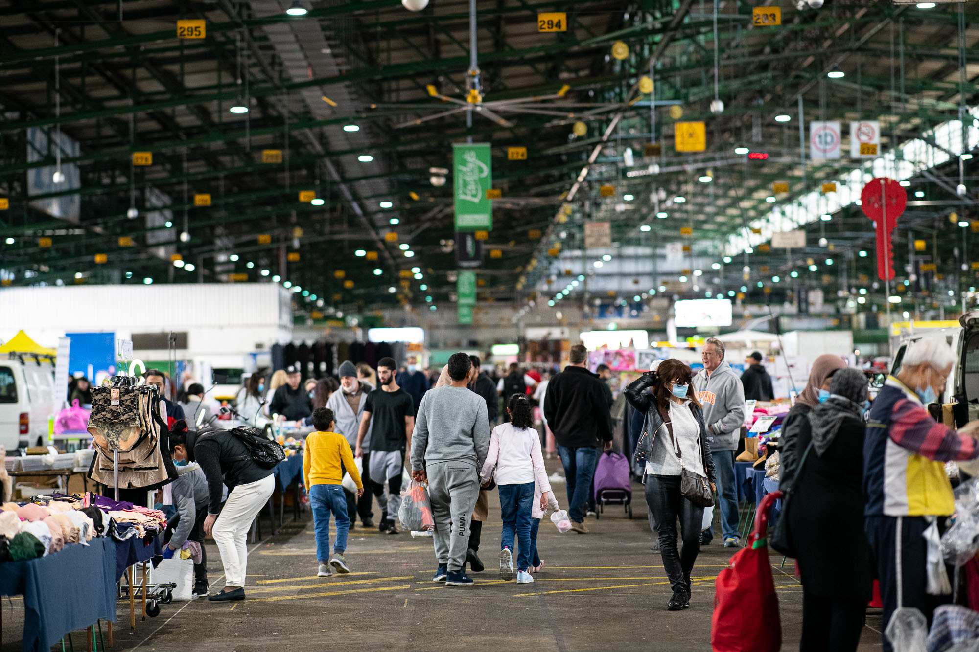 Consider trading at Paddy's Markets Flemington on a Sunday